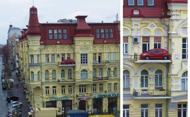 И на хер та парковка ))) / парковка :: дом :: машина / смешн.